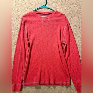 Men’s True Grit Red Long Sleeve Shirt
